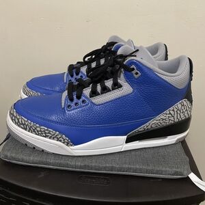 Jordan Blue and Gray Sneakers